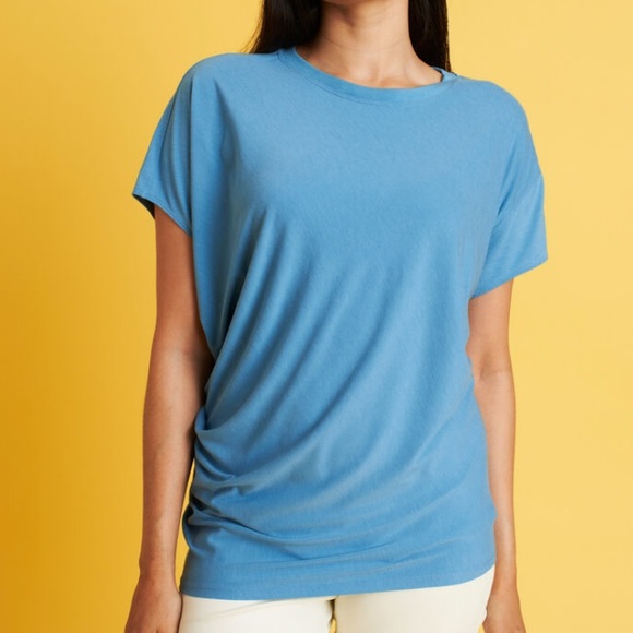 Navy Blue Wave Tee - Picture 1 of 7